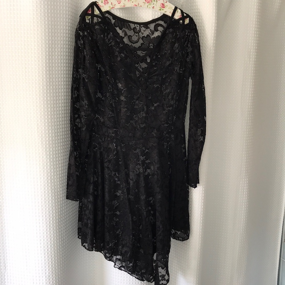 Lace boho dress